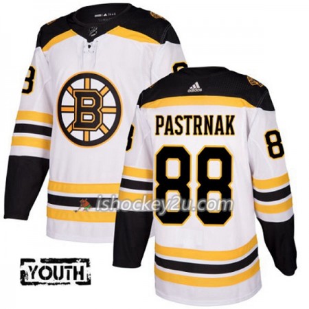 Børn NHL Boston Bruins Trøje David Pastrnak 88 Adidas 2017-2018 Hvid Authentic